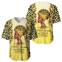Black Her Story Baseball Jersey A Queen Turns Pain Into Power - Wonder Print Shop