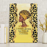 Black Her Story Canvas Wall Art A Queen Turns Pain Into Power - Wonder Print Shop