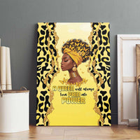 Black Her Story Canvas Wall Art A Queen Turns Pain Into Power - Wonder Print Shop