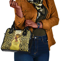 Black Her Story Shoulder Handbag A Queen Turns Pain Into Power - Wonder Print Shop