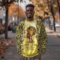 Black Her Story Sweatshirt A Queen Turns Pain Into Power - Wonder Print Shop