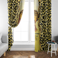 Black Her Story Window Curtain A Queen Turns Pain Into Power - Wonder Print Shop