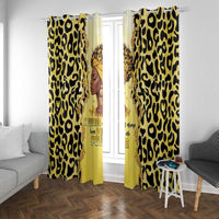 Black Her Story Window Curtain A Queen Turns Pain Into Power - Wonder Print Shop