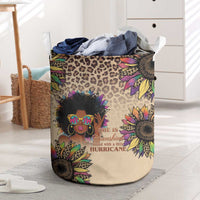 Black Her Story Sunshine Hurricane Laundry Basket Empowered Black Woman - Wonder Print Shop