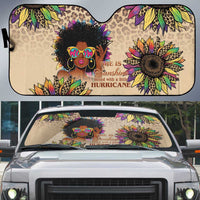 Black Her Story Sunshine Hurricane Auto Sun Shade Empowered Black Woman - Wonder Print Shop