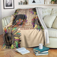 Black Her Story Sunshine Hurricane Blanket Empowered Black Woman - Wonder Print Shop