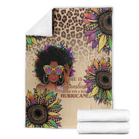 Black Her Story Sunshine Hurricane Blanket Empowered Black Woman - Wonder Print Shop