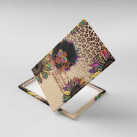 Black Her Story Sunshine Hurricane Canvas Wall Art Empowered Black Woman - Wonder Print Shop