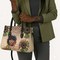 Black Her Story Sunshine Hurricane Leather Bag Empowered Black Woman - Wonder Print Shop