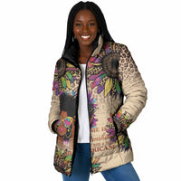 Black Her Story Sunshine Hurricane Padded Jacket Empowered Black Woman - Wonder Print Shop