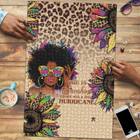 Black Her Story Sunshine Hurricane Puzzle Empowered Black Woman - Wonder Print Shop
