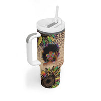 Black Her Story Sunshine Hurricane Tumbler With Handle Empowered Black Woman - Wonder Print Shop
