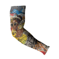 Black Her Story Graffiti Queen Arm Sleeves Black Woman Empowerment - Wonder Print Shop