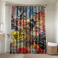Black Her Story Graffiti Queen Bathroom Set Black Woman Empowerment - Wonder Print Shop