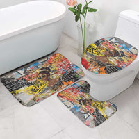Black Her Story Graffiti Queen Bathroom Set Black Woman Empowerment - Wonder Print Shop