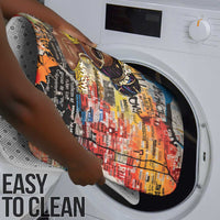 Black Her Story Graffiti Queen Bathroom Set Black Woman Empowerment - Wonder Print Shop