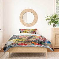 Black Her Story Graffiti Queen Bedding Set Black Woman Empowerment - Wonder Print Shop