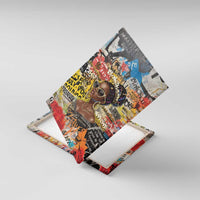 Black Her Story Graffiti Queen Canvas Wall Art Black Woman Empowerment - Wonder Print Shop