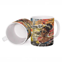 Black Her Story Graffiti Queen Ceramic Mug Black Woman Empowerment - Wonder Print Shop