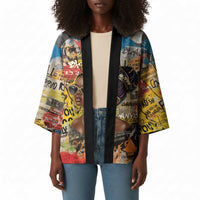 Black Her Story Graffiti Queen Kimono Black Woman Empowerment - Wonder Print Shop