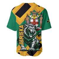Jamaica Lion Baseball Jersey Coat Of Arms - Sporty Style
