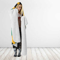 Jamaica Lion Hooded Blanket Coat Of Arms - Sporty Style