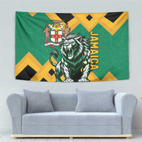 Jamaica Lion Tapestry Coat Of Arms - Sporty Style