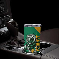 Jamaica Lion Tumbler Cup Coat Of Arms - Sporty Style
