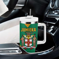 Jamaica Lion Tumbler With Handle Coat Of Arms - Sporty Style