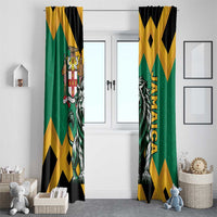 Jamaica Lion Window Curtain Coat Of Arms - Sporty Style