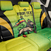 Custom Jamaica Football Back Car Seat Cover Go Reggae Boyz