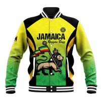 Custom Jamaica Football Baseball Jacket Go Reggae Boyz