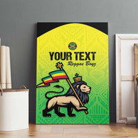 Custom Jamaica Football Canvas Wall Art Go Reggae Boyz