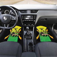 Custom Jamaica Football Car Mats Go Reggae Boyz
