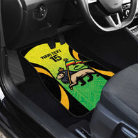 Custom Jamaica Football Car Mats Go Reggae Boyz