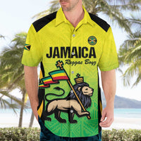 Custom Jamaica Football Hawaiian Shirt Go Reggae Boyz