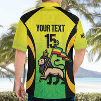 Custom Jamaica Football Hawaiian Shirt Go Reggae Boyz