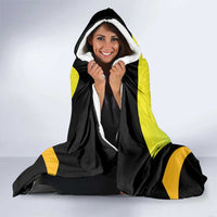 Custom Jamaica Football Hooded Blanket Go Reggae Boyz