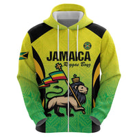 Custom Jamaica Football Hoodie Go Reggae Boyz