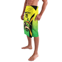 Custom Jamaica Football Lavalava Go Reggae Boyz