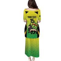 Custom Jamaica Football Puletasi Go Reggae Boyz