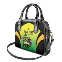 Custom Jamaica Football Shoulder Handbag Go Reggae Boyz