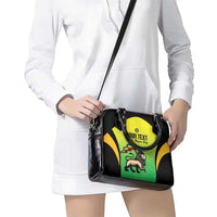 Custom Jamaica Football Shoulder Handbag Go Reggae Boyz