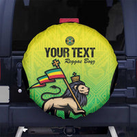 Custom Jamaica Football Spare Tire Cover Go Reggae Boyz