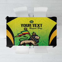 Custom Jamaica Football Tablecloth Go Reggae Boyz