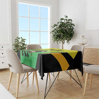 Custom Jamaica Football Tablecloth Go Reggae Boyz