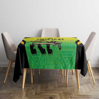 Custom Jamaica Football Tablecloth Go Reggae Boyz