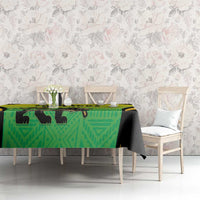 Custom Jamaica Football Tablecloth Go Reggae Boyz