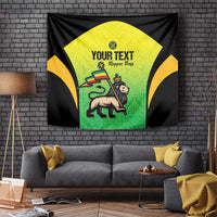 Custom Jamaica Football Tapestry Go Reggae Boyz