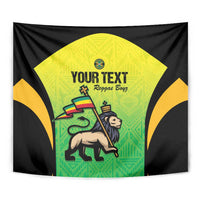 Custom Jamaica Football Tapestry Go Reggae Boyz
